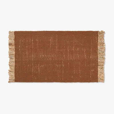 Nordic Nest ferm LIVING Blid door mat 80x50 cm Rust brown