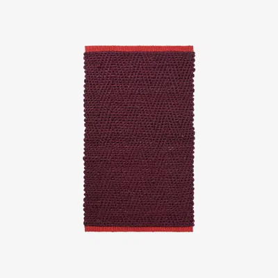 Nordic Nest Mette Ditmer Notes doormat Wine