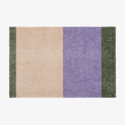 Nordic Nest tica copenhagen Stripes doormat horizontal Lilac-ivory-green 40x60 cm