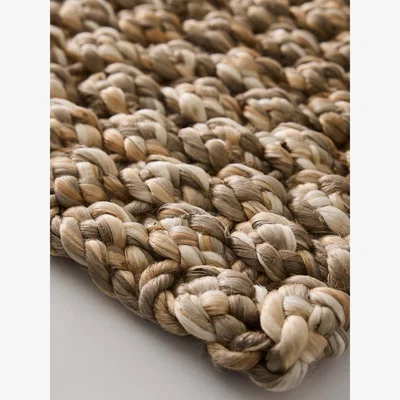 Nordic Nest Tell Me More Tell Me More Braided jute doormat 45x75 cm Multi