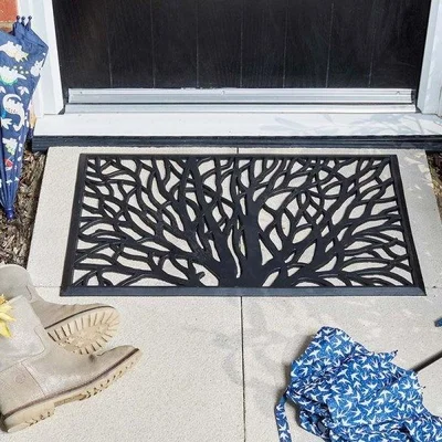 Downtown Smart Garden Wild Willow Rubber Mat - 45 x 75 cm