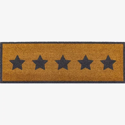 Perch and Parrow Stellar Star Double Doormat