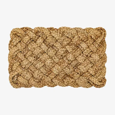 Perch and Parrow Greeter Plaited Jute Doormat