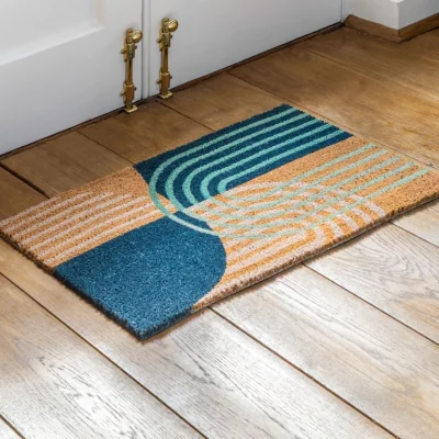 Pagazzi Navy Arch Coir Doormat