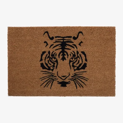The Range Filta Tiger Face Doormat - Brown