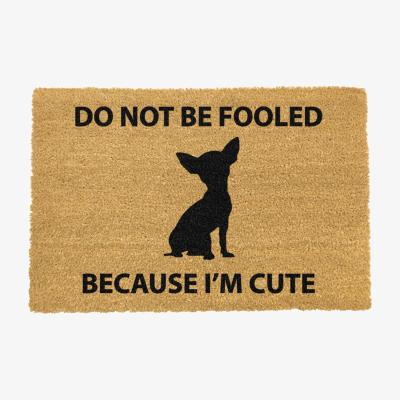 The Range Chihuahua Doormat - Black