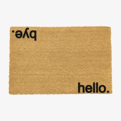 The Range Hello, Bye Doormat - Black