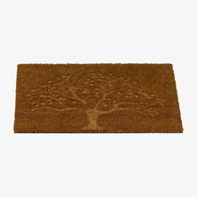The Range Coir Tree Door Mat Large Heavy Duty - Brown