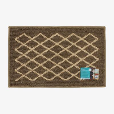 The Range Bergamo Backed Entrance Door Mat - Brown and Beige