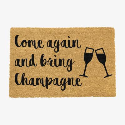 The Range Bring Champagne Doormat - Black