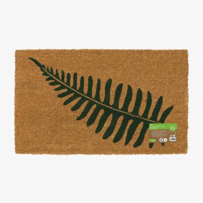 The Range Latex Backed Fern Coir Door Mat