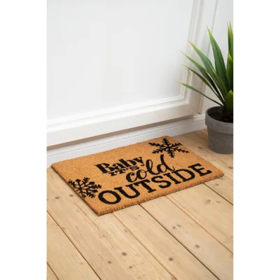 The Range Filta Cold Outside Doormat - Brown