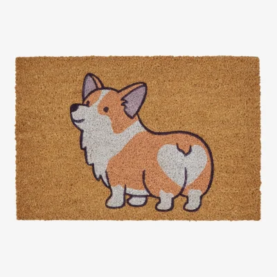The Range Filta Corgi Doormat - Brown
