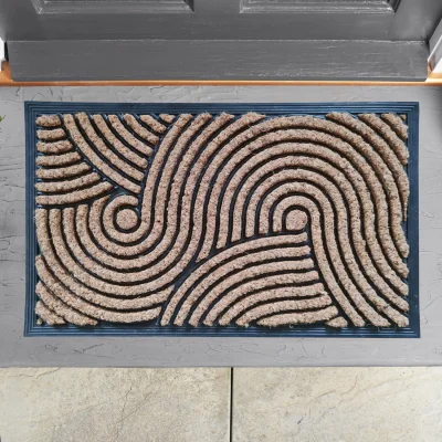 The Range My Home Rubber and Coir Doormat