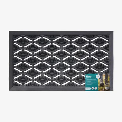 The Range Heavy Duty Rubber Eclipse Eyes Design Door Mat