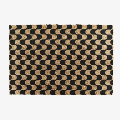 The Range Wavey Lines Doormat - Brown