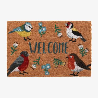The Range Natural Coir British Garden Birds Doormat - 60x40cm