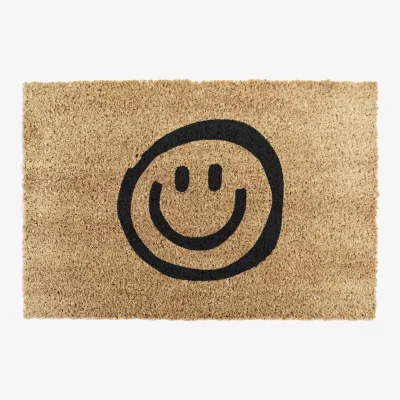 The Range Smiley Doormat - Brown