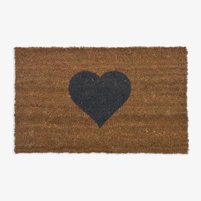 The Range Heart Doormat - Yellow