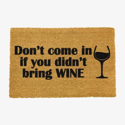 The Range Without Wine Doormat - Black