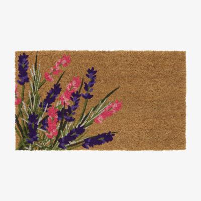 The Range Latex Backed Lavender Coir Door Mat  - Purple