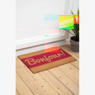 The Range Filta Bonjour Doormat - Pink