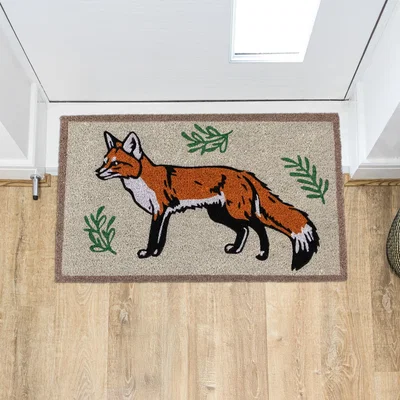 The Range Eco-Friendly Latex Backed Natural Coir Entrance Doormat - Brown