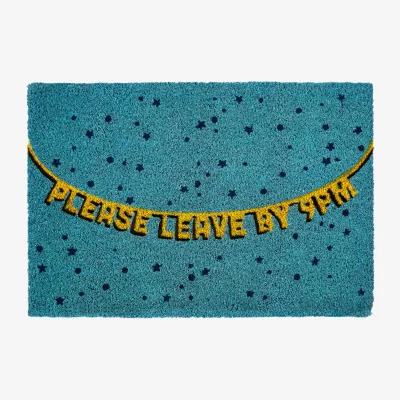 The Range Filta Please Leave by 9pm Doormat - Multicolour