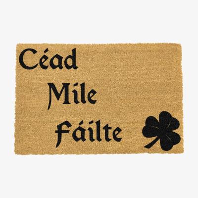The Range Cead Mile Failte Doormat - Black