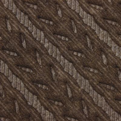 The Range Knit Design Scraper Cable Door Mat, Brown, 45 x 75 cm