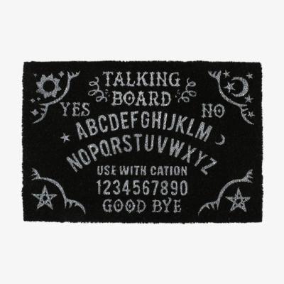 The Range Coir Door Mat Spooky Halloween Decoration - Black