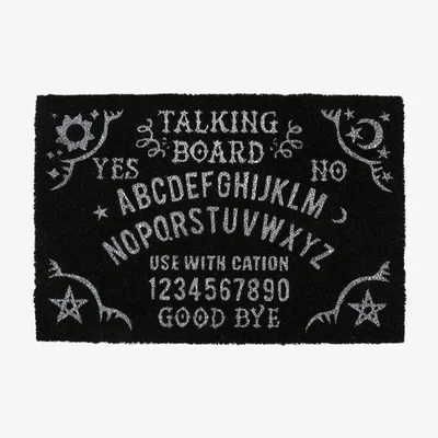 The Range Coir Door Mat Spooky Halloween Decoration - Black