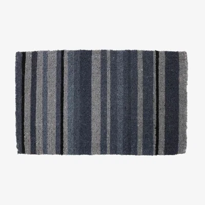 The Range NATURELLE Saddleworth Striped Coir Mat  Biodegradable - Grey