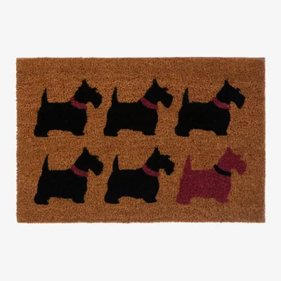 The Range Filta Scottie Dog Doormat - Brown