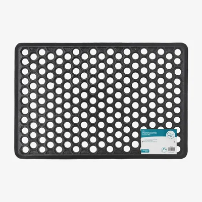 The Range Honeycomb Outdoor Rubber Ring Door Mat