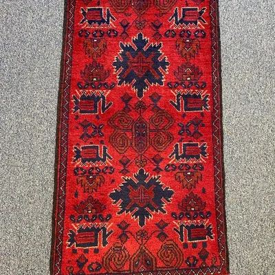 The Range Handmade Large Door Matt - Red