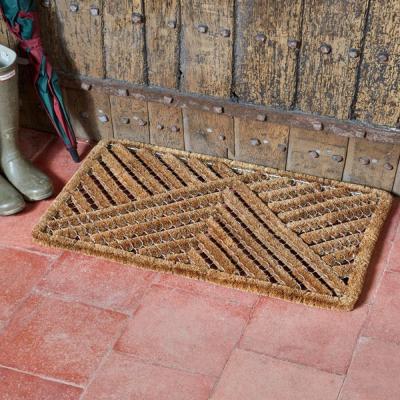 The Range Wire Brush Door Mat - Brown