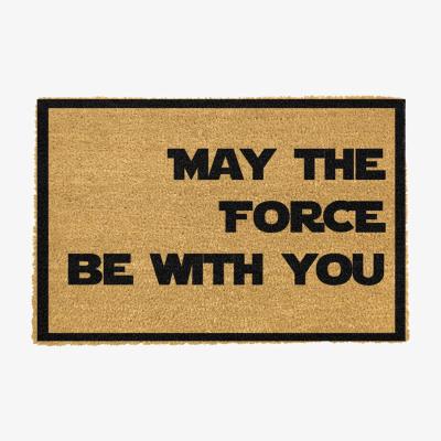 The Range May The Force Be With You Doormat - Black