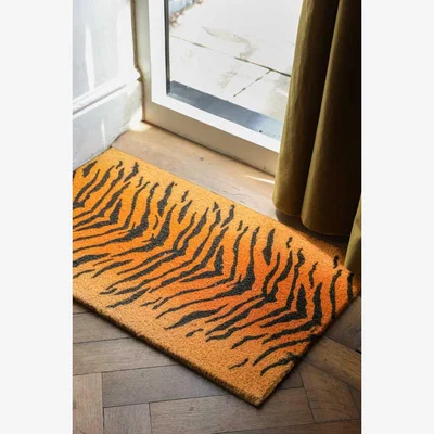 Rockett St George Tiger Print Doormat
