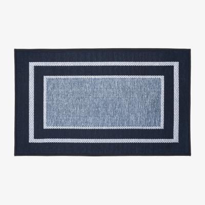 The Range Rectangular Non-Slip Entryway Doormat - Multicolour / 90cm x 60cm