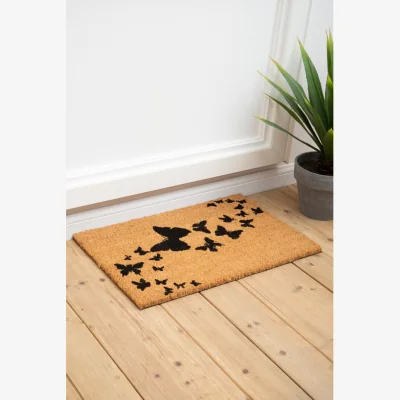 The Range Filta Butterflies Doormat - Brown