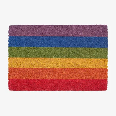 The Range Rainbow Coir Door Mat - Multi