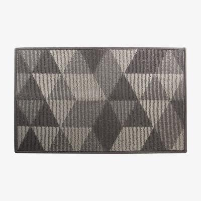 The Range Grey Geometric Indoor Doormat - Grey