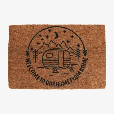 The Range Natural Caravan Doormat - Brown