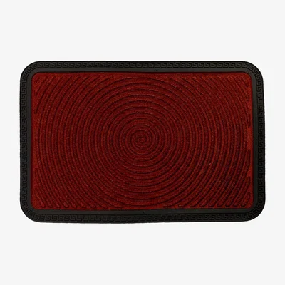 The Range Decorative Door Mats - Spiral - Red