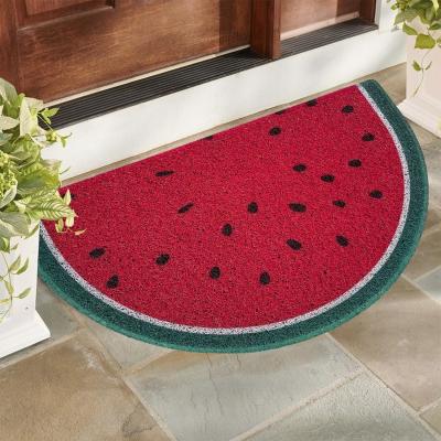 The Range Watermelon Halfmoon Door Mat - Mix ( Red, White, Green, Black)