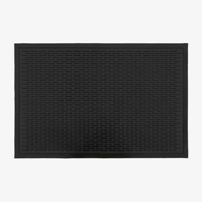 The Range Olympus Capsual Design Rubber Scraper Doormat - Black / 2.75kg