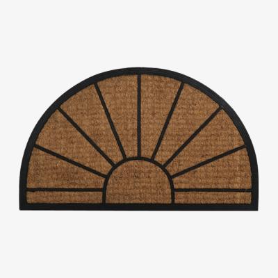 The Range Rubber Backed Boucle Coir Mat Sunrise