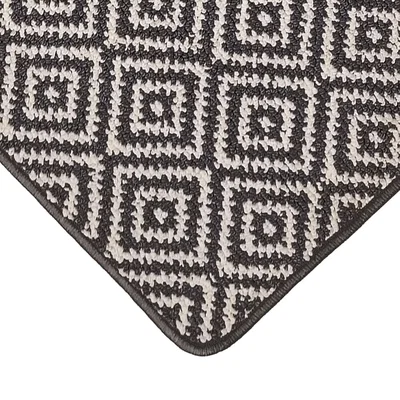 The Range Polly Washable Door Mat - Dark Grey