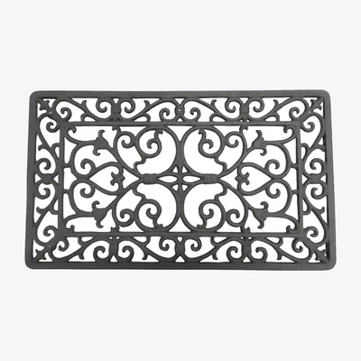 The Range Cast Iron Door Mat - Black
